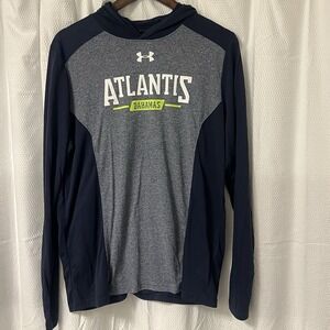 Atlantis Paradise Island Mens Under Armour HeatGear Performance Hoodie Medium EC